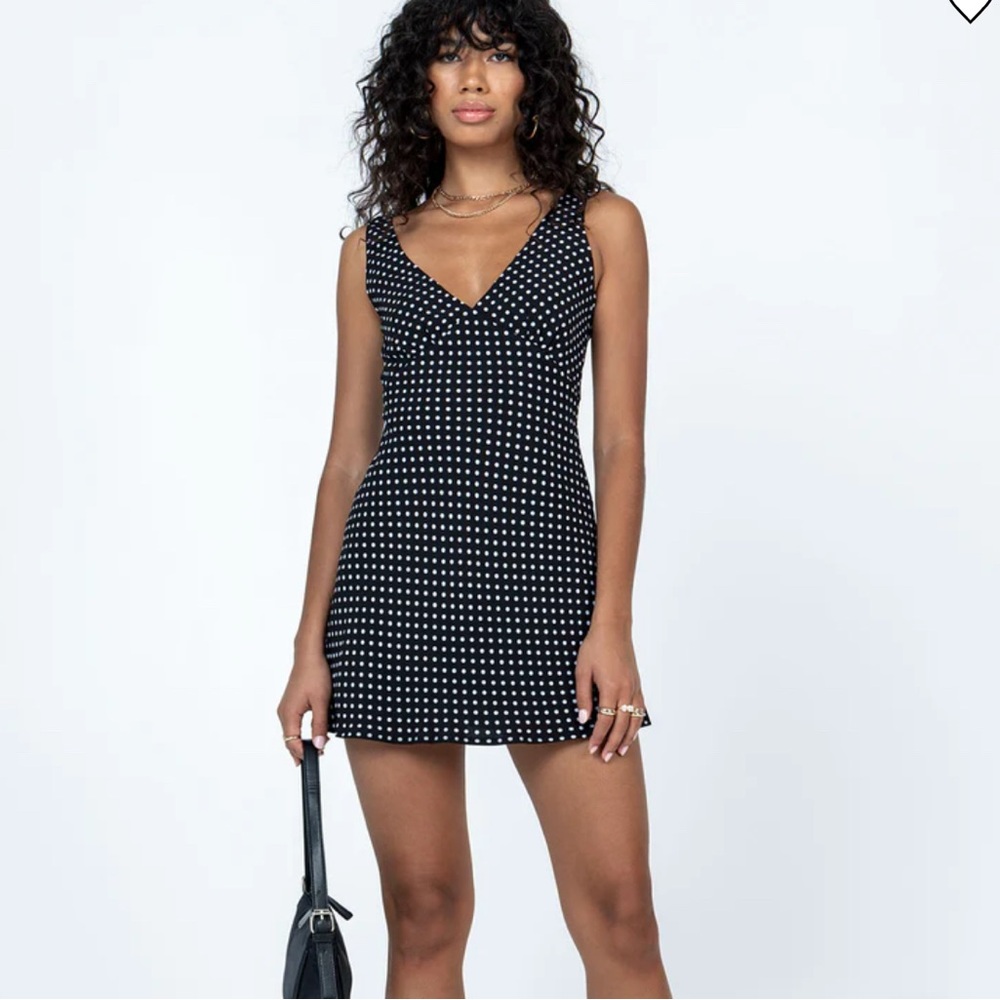 Black and White Polka Dot Dress